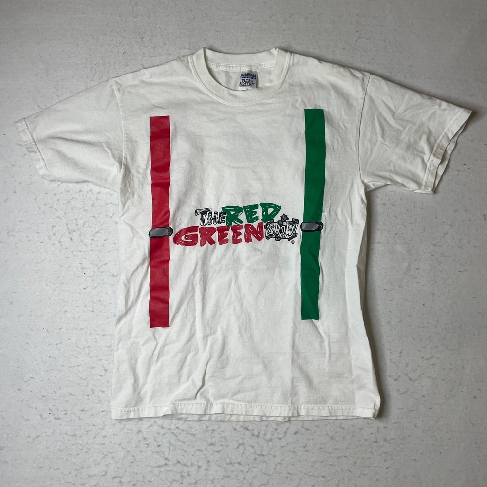 The Red Green Show T Shirt Gildan Ultra Cotton Heavyweight Suspenders Tee Size M